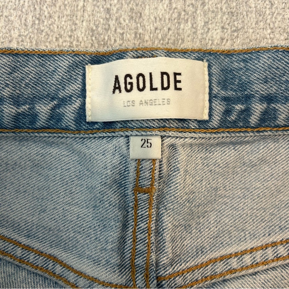 Agolde Ira Mid Rise Loose Shorts Size 25 - Picture 11 of 15